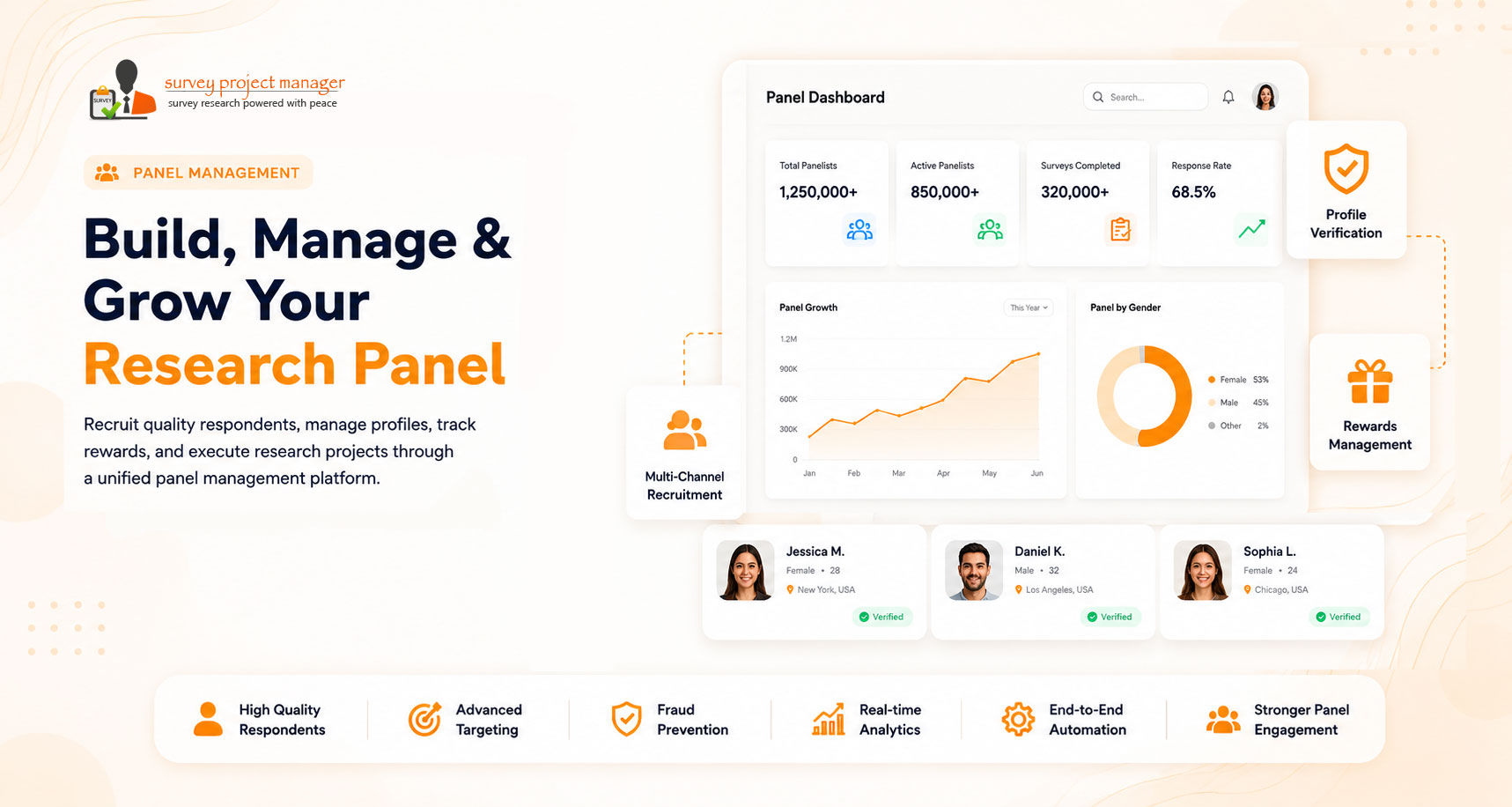 Panel Management By Survey Project Manager