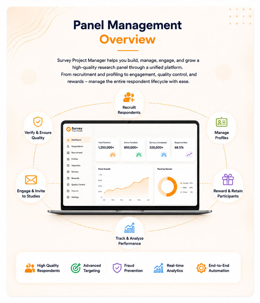 Panel Overview By Survey Project Manager