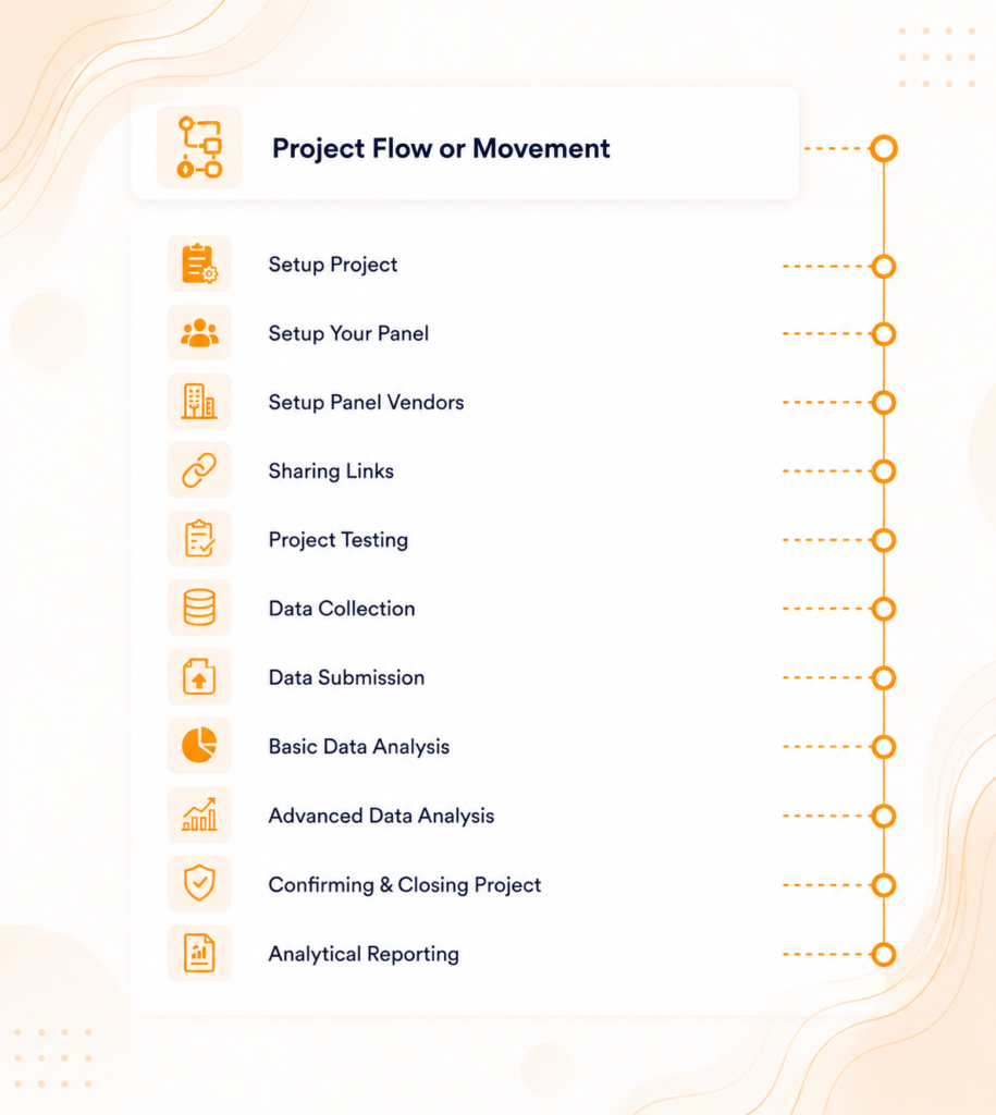 Survey Project Manager, Project Flow